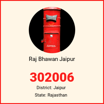 Raj Bhawan Jaipur pin code, district Jaipur in Rajasthan