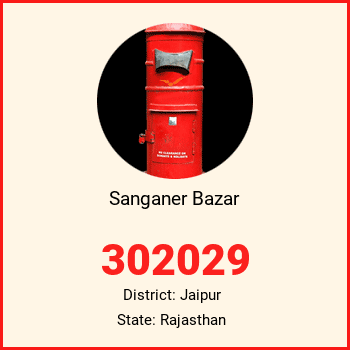 Sanganer Bazar pin code, district Jaipur in Rajasthan