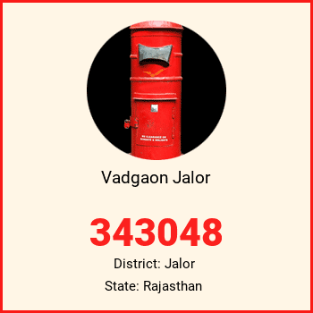 Vadgaon Jalor pin code, district Jalor in Rajasthan
