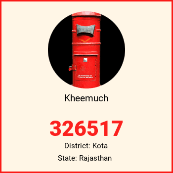 Kheemuch pin code, district Kota in Rajasthan
