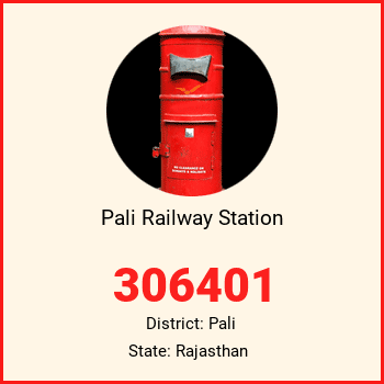 Pali Railway Station pin code, district Pali in Rajasthan