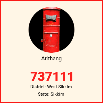 Arithang pin code, district West Sikkim in Sikkim