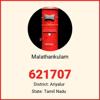 Malathankulam pin code, district Ariyalur in Tamil Nadu