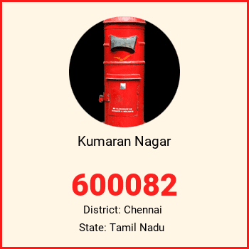 Kumaran Nagar pin code, district Chennai in Tamil Nadu