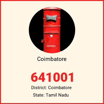 Coimbatore pin code, district Coimbatore in Tamil Nadu