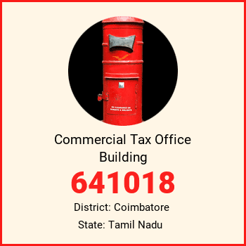 Commercial Tax Office Building pin code, district Coimbatore in Tamil Nadu