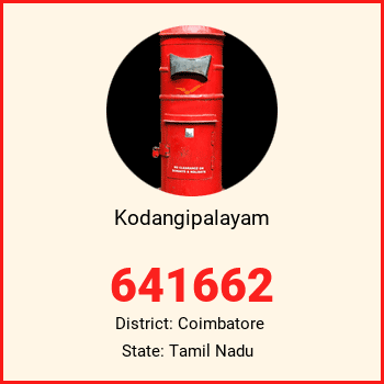 Kodangipalayam pin code, district Coimbatore in Tamil Nadu