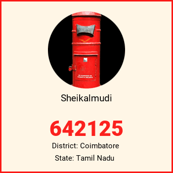 Sheikalmudi pin code, district Coimbatore in Tamil Nadu