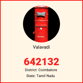 Valavadi pin code, district Coimbatore in Tamil Nadu