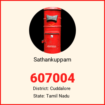 Sathankuppam pin code, district Cuddalore in Tamil Nadu