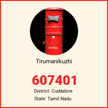Tirumanikuzhi pin code, district Cuddalore in Tamil Nadu