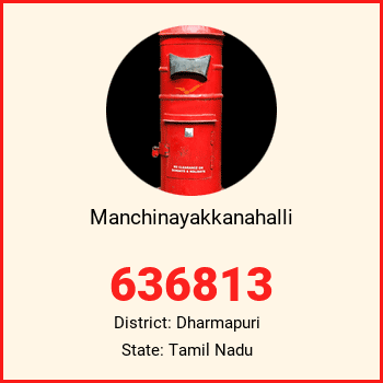 Manchinayakkanahalli pin code, district Dharmapuri in Tamil Nadu