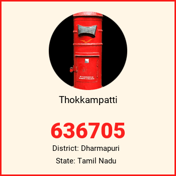 Thokkampatti pin code, district Dharmapuri in Tamil Nadu