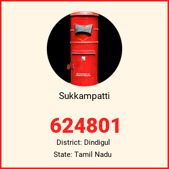 Sukkampatti pin code, district Dindigul in Tamil Nadu
