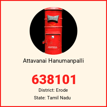 Attavanai Hanumanpalli pin code, district Erode in Tamil Nadu