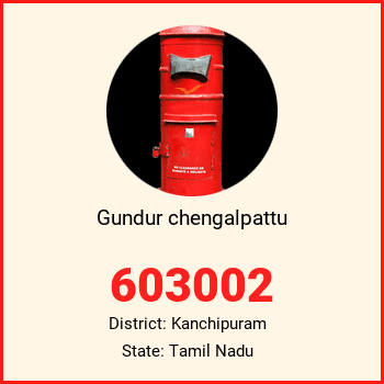 Gundur chengalpattu pin code, district Kanchipuram in Tamil Nadu