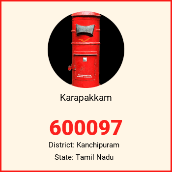 Karapakkam pin code, district Kanchipuram in Tamil Nadu