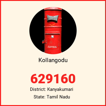 Kollangodu pin code, district Kanyakumari in Tamil Nadu