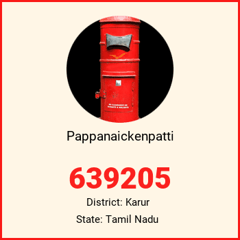 Pappanaickenpatti pin code, district Karur in Tamil Nadu