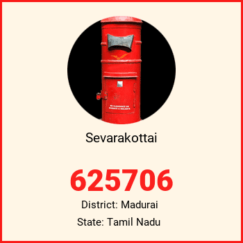 Sevarakottai pin code, district Madurai in Tamil Nadu