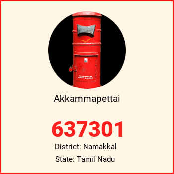 Akkammapettai pin code, district Namakkal in Tamil Nadu