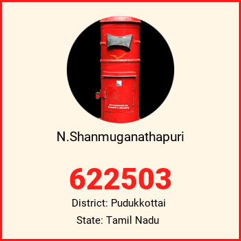 N.Shanmuganathapuri pin code, district Pudukkottai in Tamil Nadu