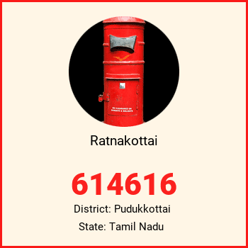 Ratnakottai pin code, district Pudukkottai in Tamil Nadu