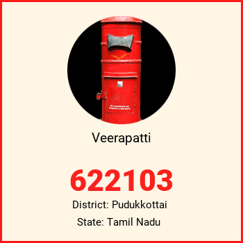 Veerapatti pin code, district Pudukkottai in Tamil Nadu