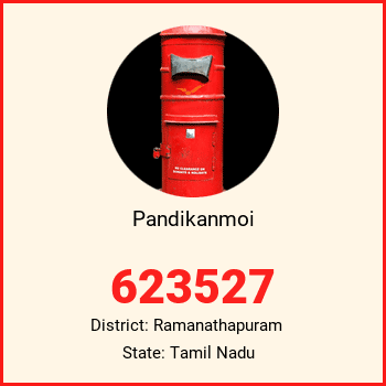Pandikanmoi pin code, district Ramanathapuram in Tamil Nadu