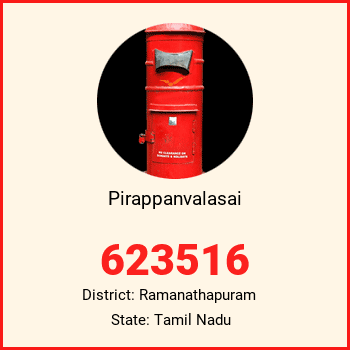 Pirappanvalasai pin code, district Ramanathapuram in Tamil Nadu