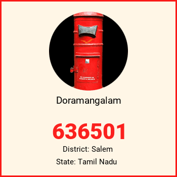 Doramangalam pin code, district Salem in Tamil Nadu