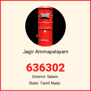 Jagir Ammapalayam pin code, district Salem in Tamil Nadu