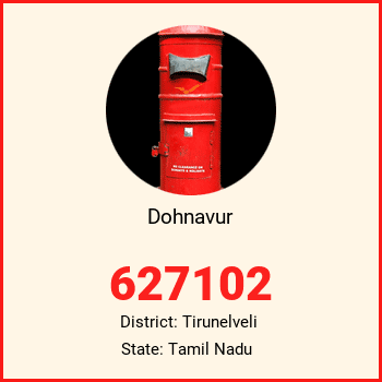 Dohnavur pin code, district Tirunelveli in Tamil Nadu