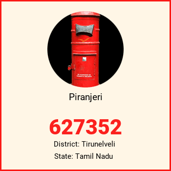 Piranjeri pin code, district Tirunelveli in Tamil Nadu