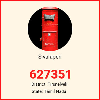 Sivalaperi pin code, district Tirunelveli in Tamil Nadu