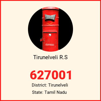 Tirunelveli R.S pin code, district Tirunelveli in Tamil Nadu