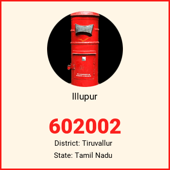 Illupur pin code, district Tiruvallur in Tamil Nadu