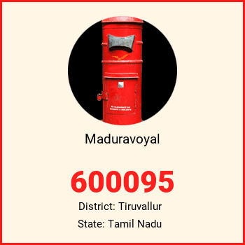 Maduravoyal pin code, district Tiruvallur in Tamil Nadu