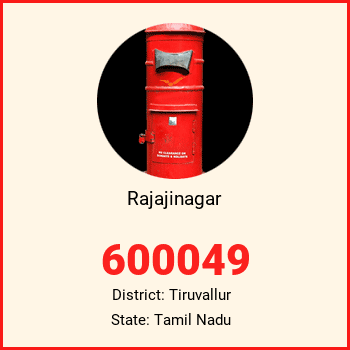 Rajajinagar pin code, district Tiruvallur in Tamil Nadu