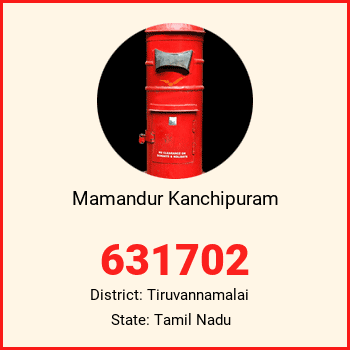 Mamandur Kanchipuram pin code, district Tiruvannamalai in Tamil Nadu