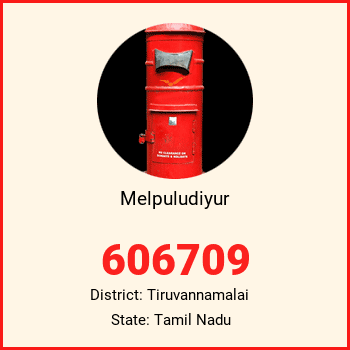 Melpuludiyur pin code, district Tiruvannamalai in Tamil Nadu