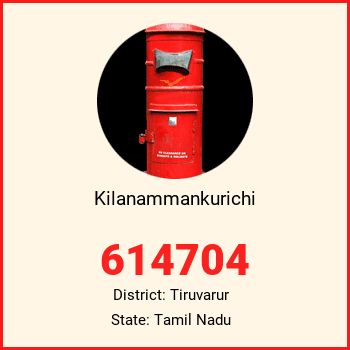 Kilanammankurichi pin code, district Tiruvarur in Tamil Nadu