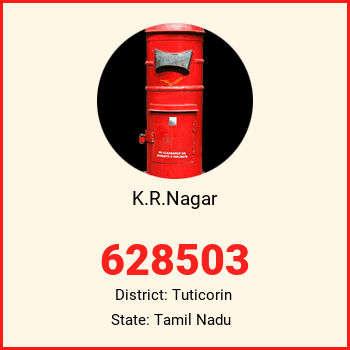 K.R.Nagar pin code, district Tuticorin in Tamil Nadu