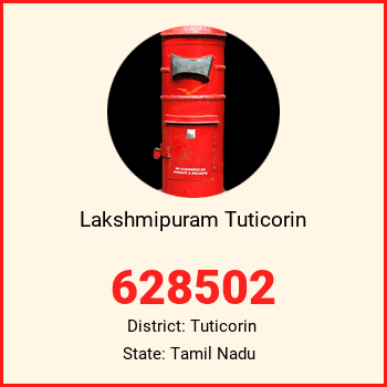 Lakshmipuram Tuticorin pin code, district Tuticorin in Tamil Nadu