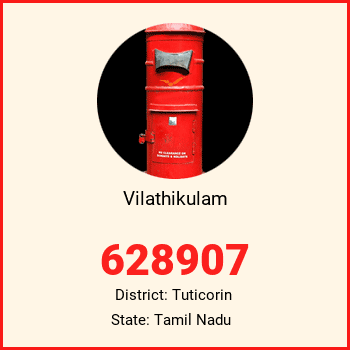 Vilathikulam pin code, district Tuticorin in Tamil Nadu