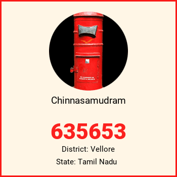 Chinnasamudram pin code, district Vellore in Tamil Nadu