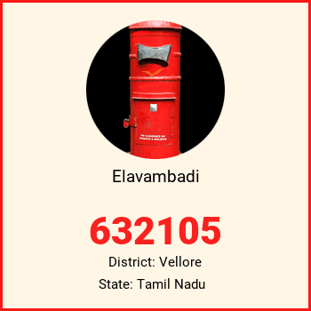 Elavambadi pin code, district Vellore in Tamil Nadu