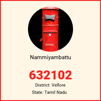 Nammiyambattu pin code, district Vellore in Tamil Nadu