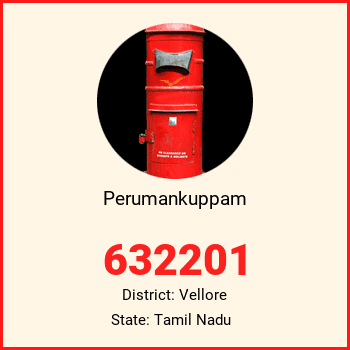 Perumankuppam pin code, district Vellore in Tamil Nadu