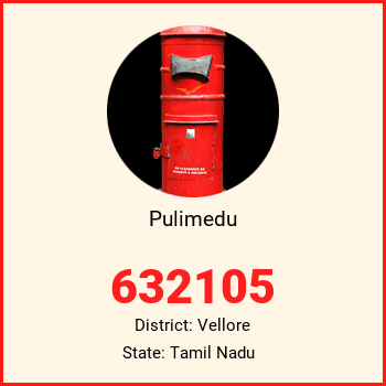 Pulimedu pin code, district Vellore in Tamil Nadu